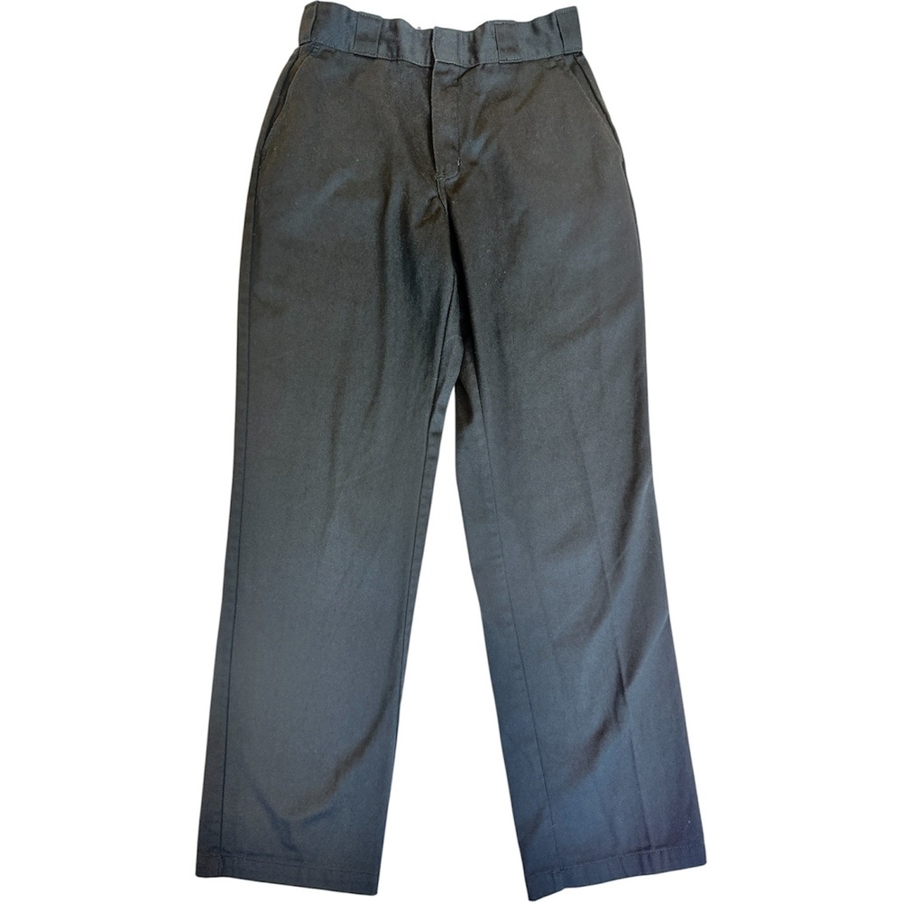 Dickies 874 Original Fit Pants Women 4R Black Straight Leg Icons